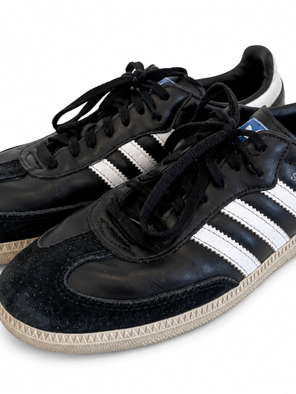 ADIDAS SAMBA black and white sneakers
